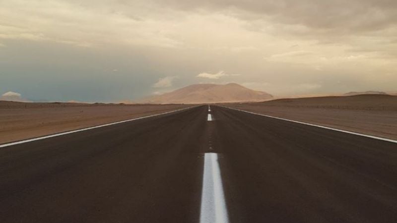 Una pista de aterrizaje casi en el cielo