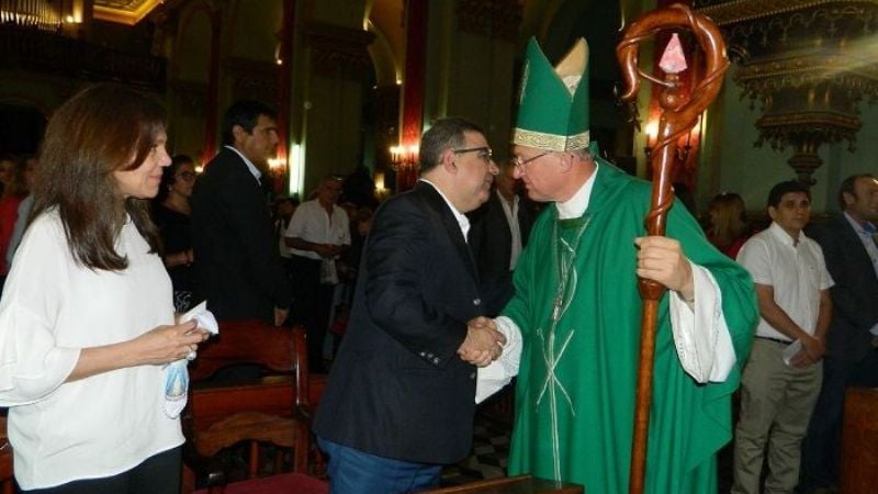 Corpacci y Jalil rindieron homenaje a la Virgen del Valle