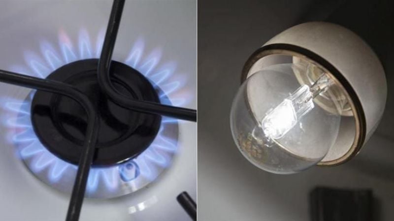 Aumentos del 58% en el gas y del 67% en la luz