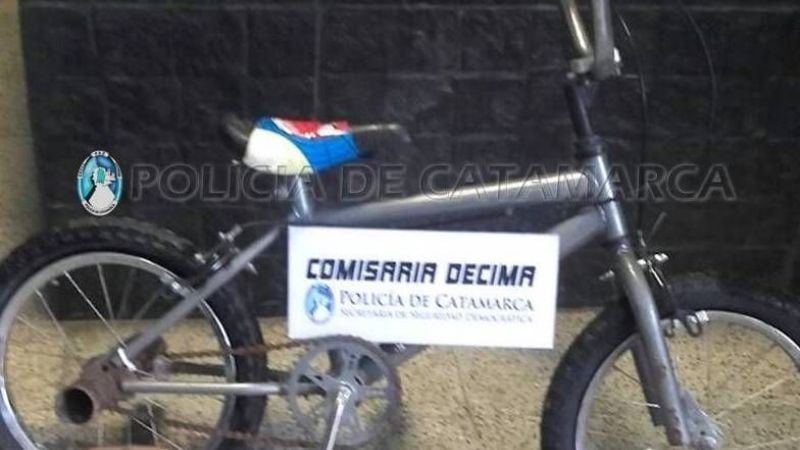 Recuperan una bicicleta robada