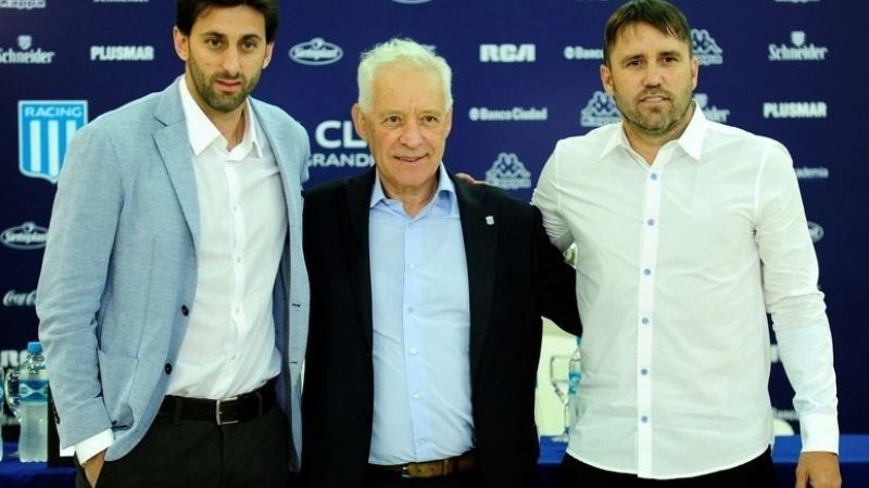 El "Chacho" Coudet fue presentado como DT de Racing