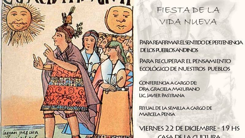 Charla sobre el Kapak Raymi, la Fiesta de la Vida Nueva