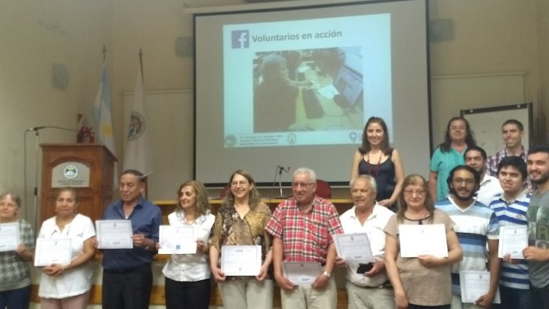 Acto de cierre de los talleres destinados a adultos mayores