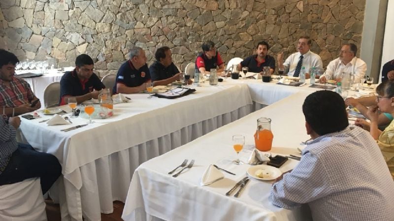 Solá Jais se reunió con la Federación de Bomberos Voluntarios