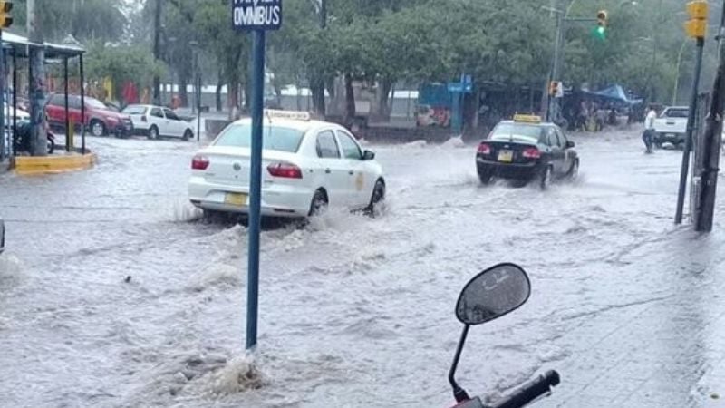 Tormenta: cayeron 33 milímetros