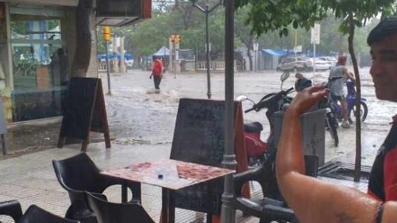 Tormenta: cayeron 33 milímetros