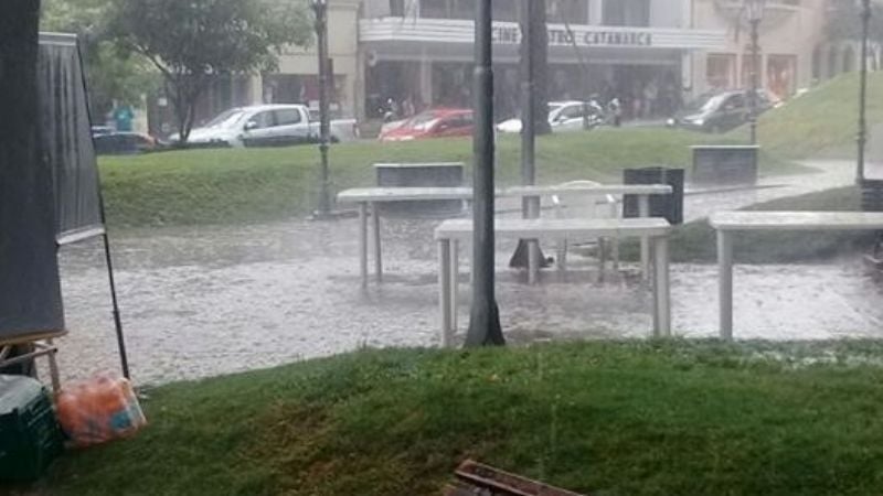 Tormenta: cayeron 33 milímetros