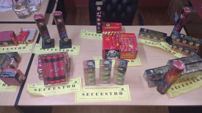 Labran más de 20 infracciones por venta de pirotecnia sonora