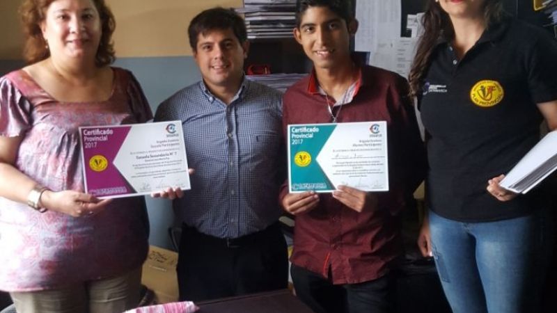 Las Brigadas Escolares cerraron el año con la entrega de certificados