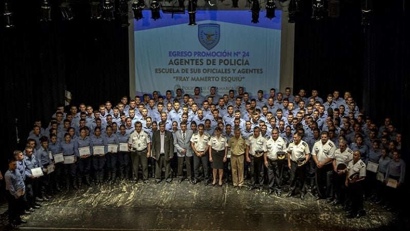 Egresaron 165 nuevos Agentes de Policía
