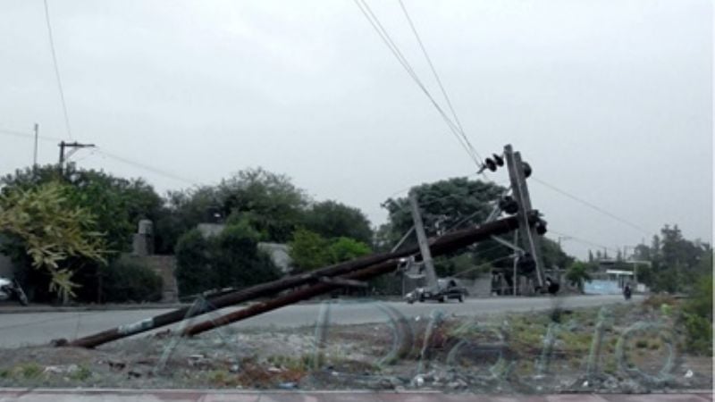 El temporal arrasador que pasó por Andalgalá