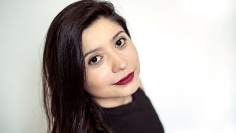 Nadia Larcher en el Centro Cultural Kirchner