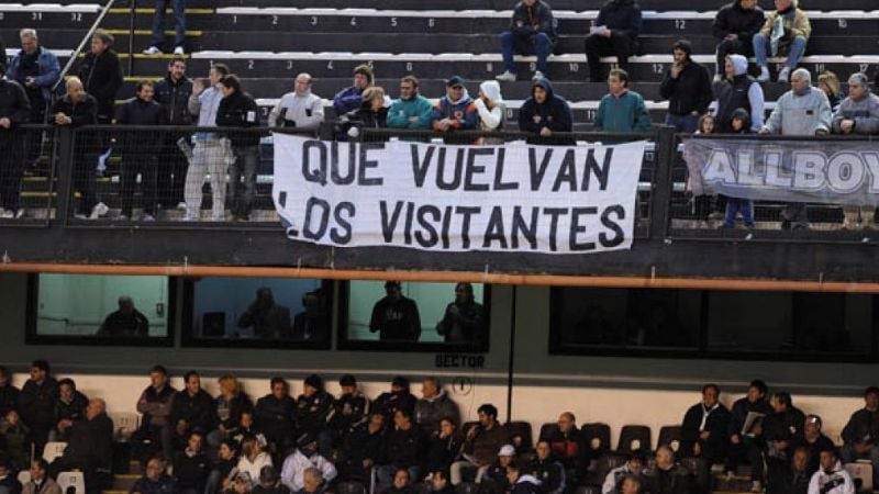 Los visitantes podrán volver a partidos del fútbol argentino