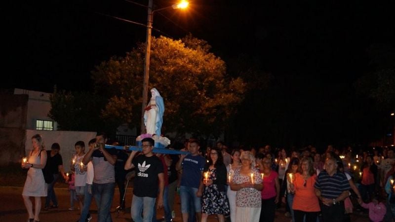 Embarazadas bendecidas en la fiesta de la Virgen de la Dulce Espera