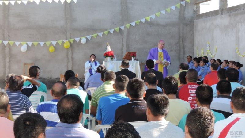 El Obispo celebró Misa de Navidad para los privados de la libertad