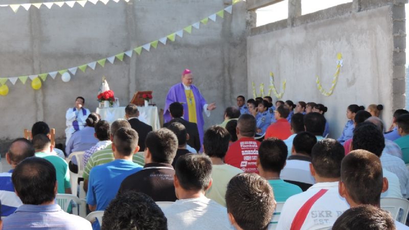 El Obispo celebró Misa de Navidad para los privados de la libertad