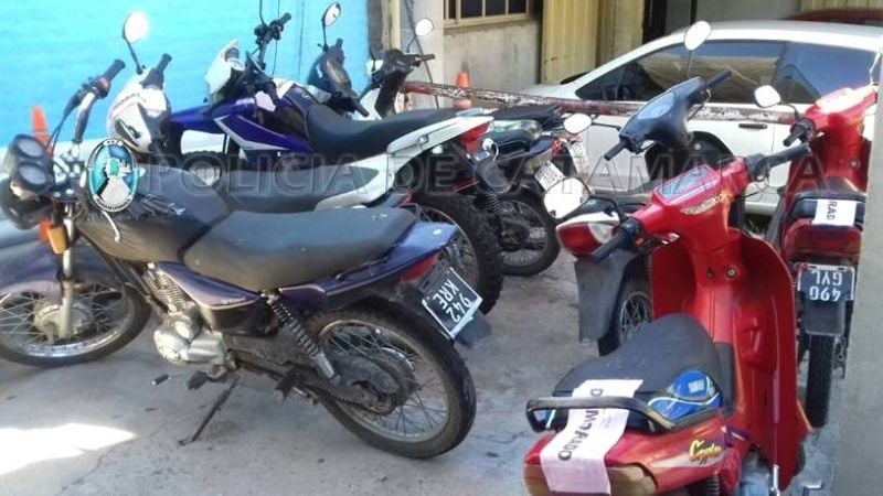 Secuestran rodados en control policial