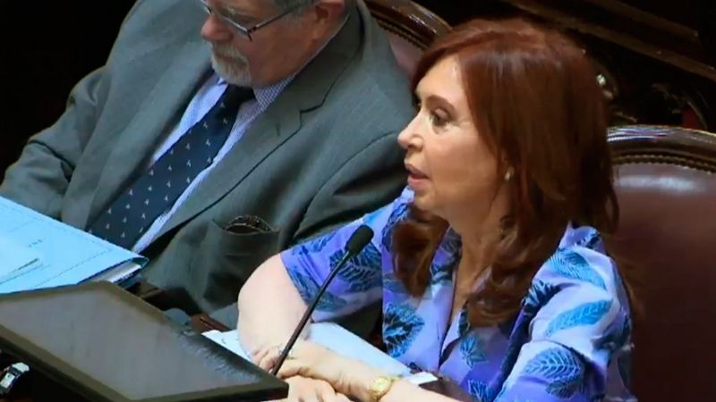 CFK en el Congreso: "Negaron en la campaña que iban a tocar a los jubilados"