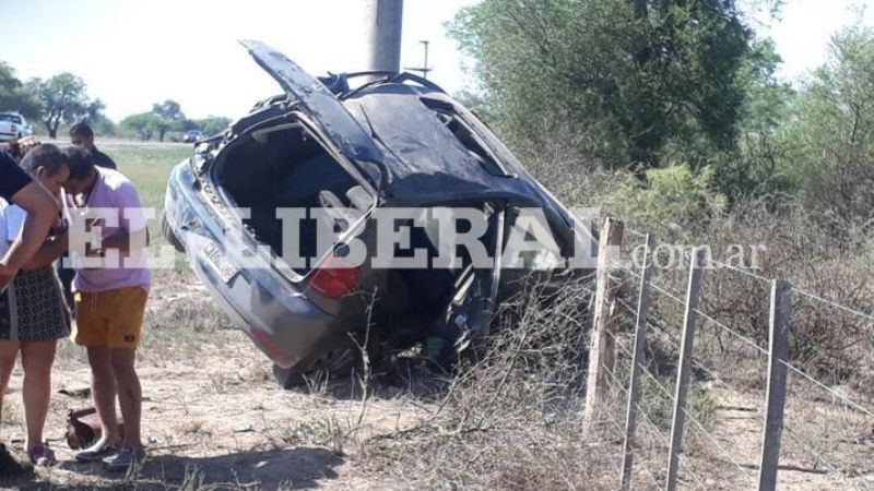 Terrible vuelco dejó como saldo una víctima fatal
