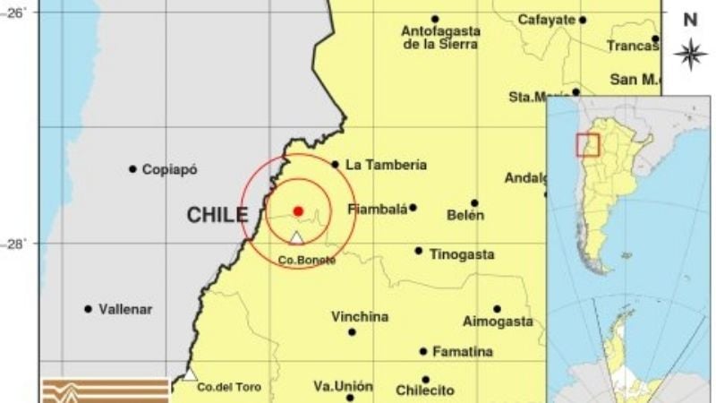 Sismo de 3.6° en el Oeste