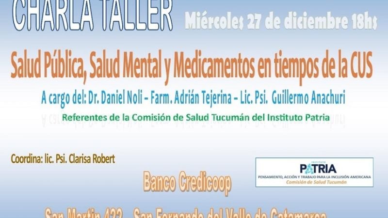 “En épocas de neoliberalismo, la salud está seriamente afectada”