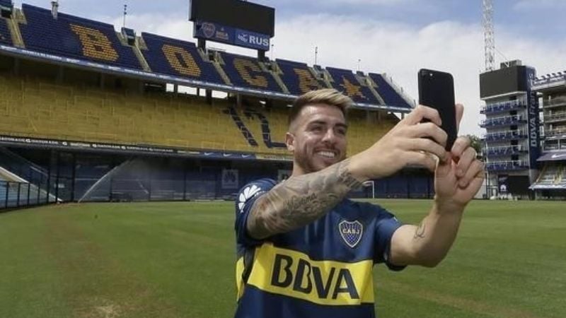 Lammens con la sangre en el ojo, le pegó a Buffarini