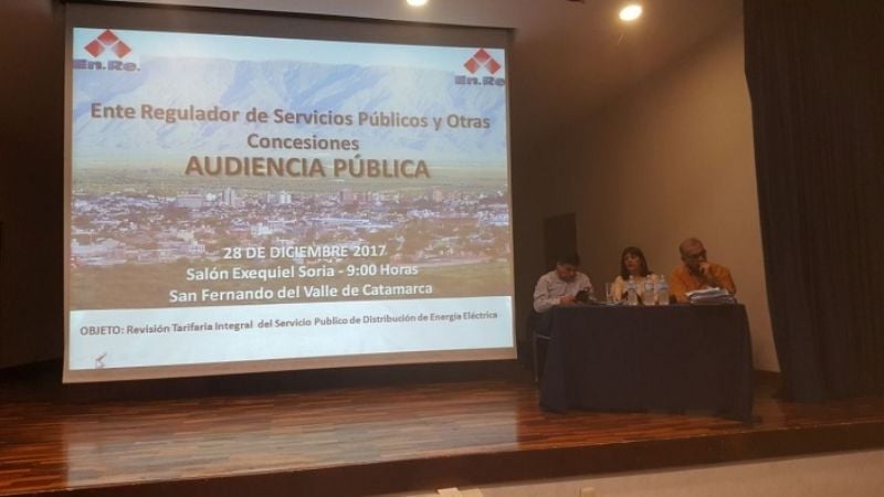 Se realizó la Audiencia Pública por el aumento de la energía