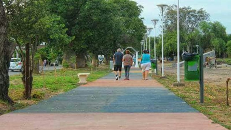 Inauguran el Paseo Público "Faustino Lazarte” en Recreo