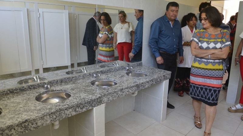 Lucía inauguró las obras del CAPS de Huillapima