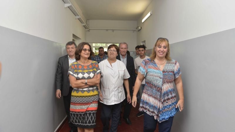 Lucía inauguró las obras del CAPS de Huillapima
