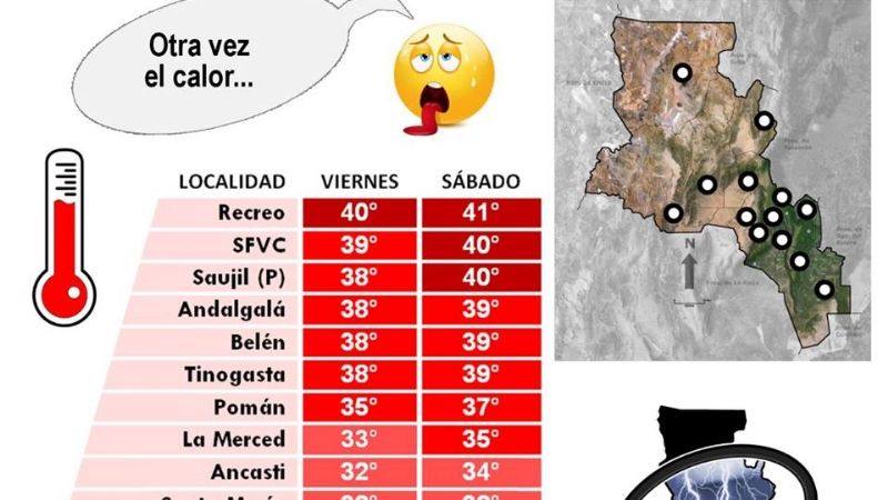 Temperaturas agobiantes en la previa de Año Nuevo