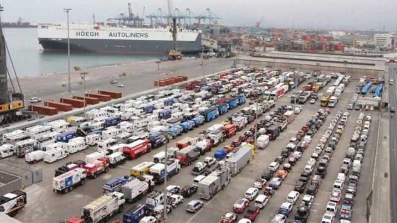 Las máquinas del Dakar ya están en Lima, Perú