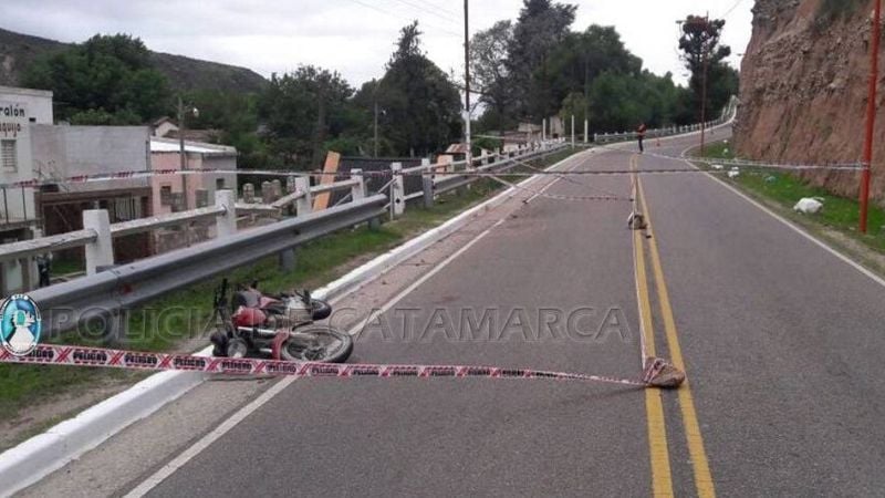 Accidente fatal en Andalgalá