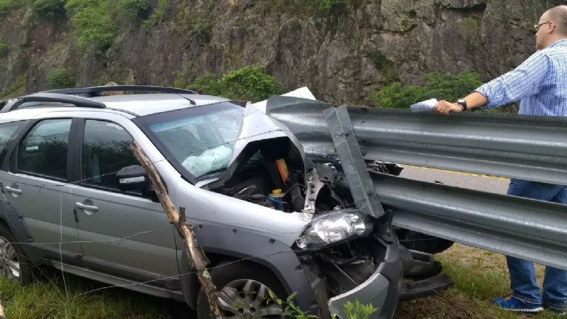 Accidente de tránsito en la Cuesta del Totoral