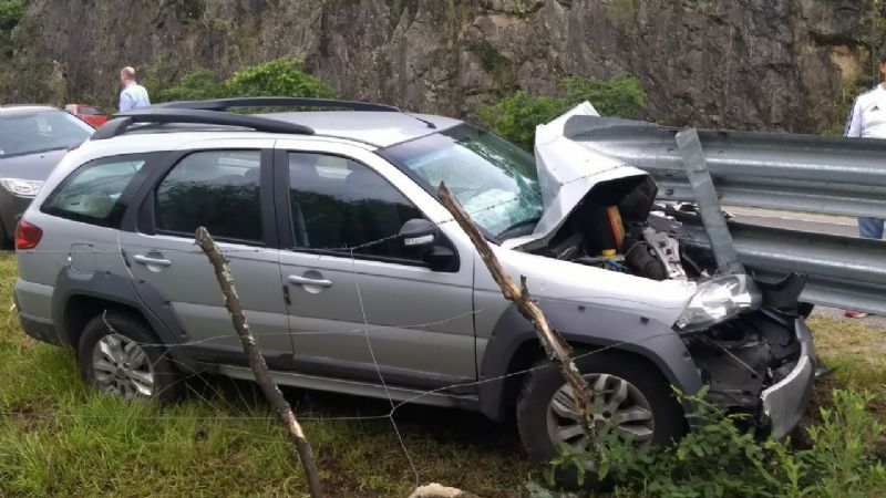Accidente de tránsito en la Cuesta del Totoral