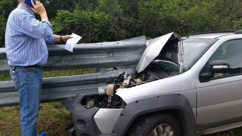 Accidente de tránsito en la Cuesta del Totoral
