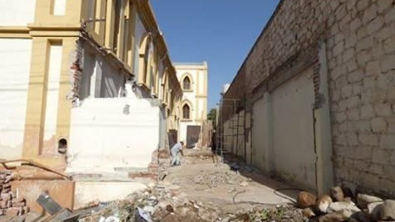 La ansiada obra del templo en su etapa final