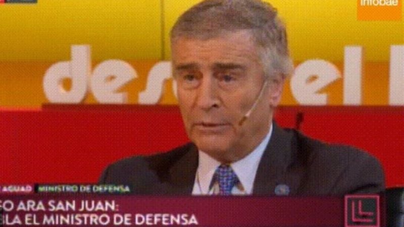 Aguad confirmó que los tripulantes del ARA San Juan "están todos muertos"