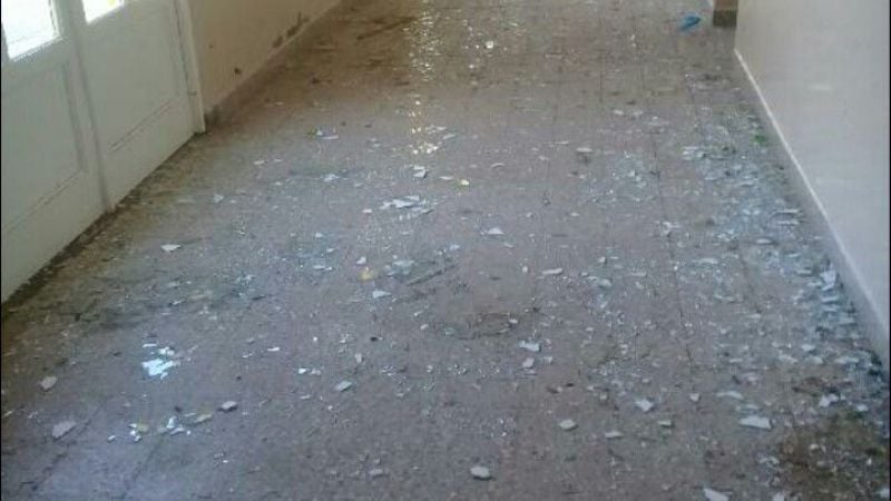 Así quedó la Escuela N°279 de La Guardia tras el temporal