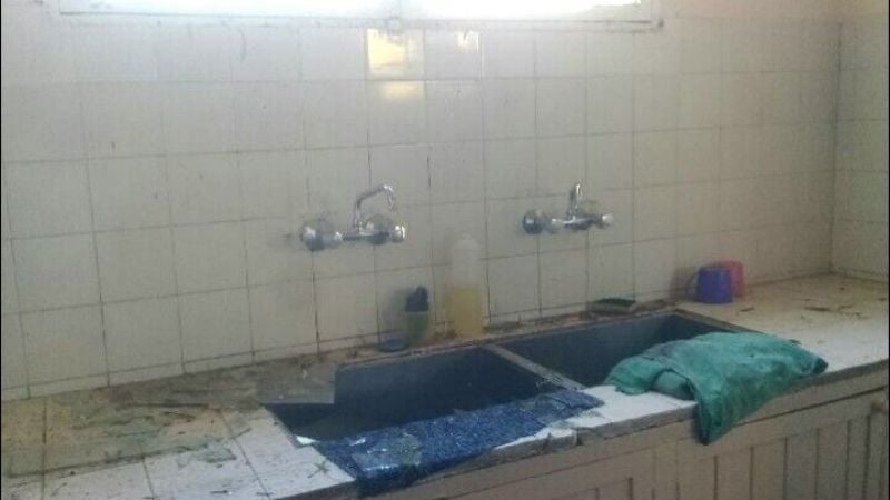 Así quedó la Escuela N°279 de La Guardia tras el temporal