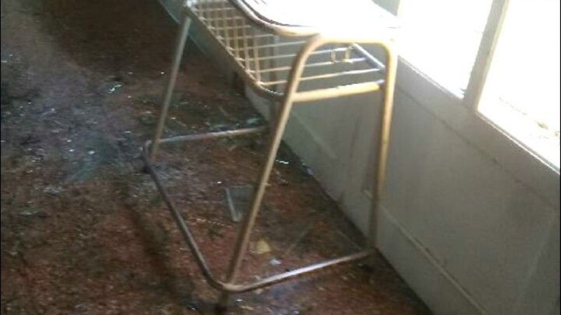Así quedó la Escuela N°279 de La Guardia tras el temporal