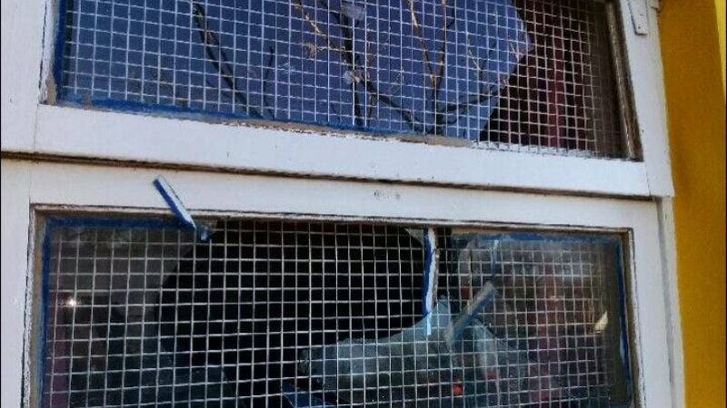 Así quedó la Escuela N°279 de La Guardia tras el temporal