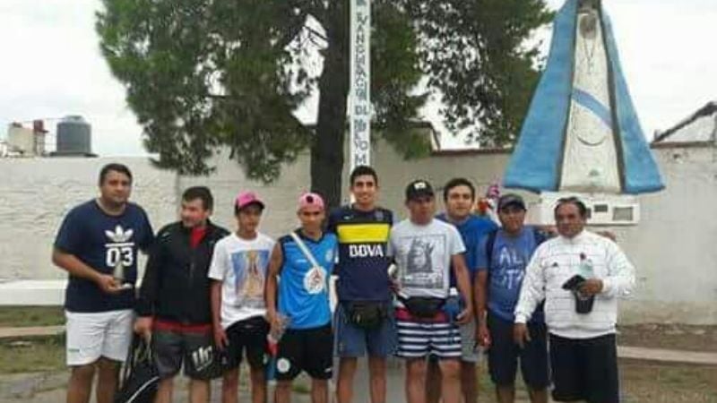 Cientos de peregrinos parten desde Recreo