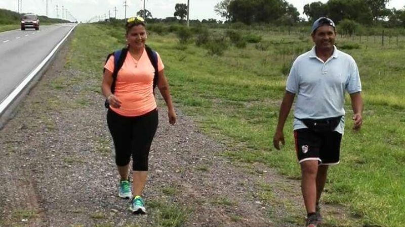 Cientos de peregrinos parten desde Recreo