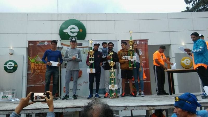 Ritmo de “chaya” en los podios de la “ECA Solidaria”