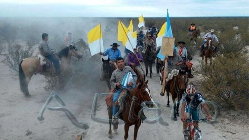 La Santa Virgen de Pilciao llegó a la ciudad de Andalgalá