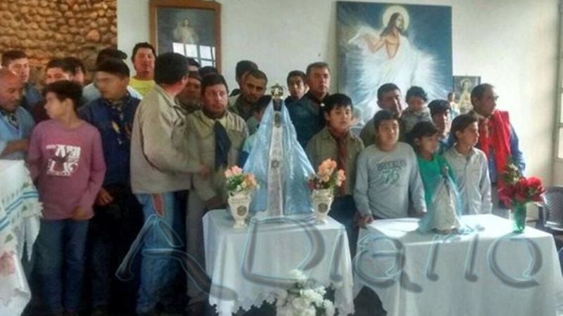 La Santa Virgen de Pilciao llegó a la ciudad de Andalgalá