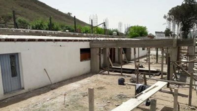 Aconquija construye su Centro Cívico