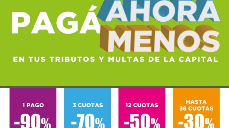 Importantes descuentos para pagar deuda de tributos municipales