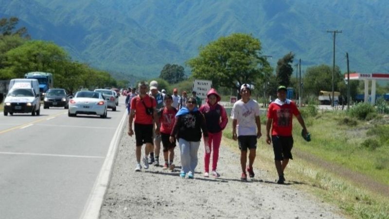 Ya son más de 16 mil peregrinos que llegaron a la Capital